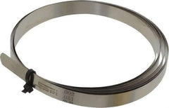 SPI - 0.002 Inch Thick x 25 Ft. Long x 1/2 Inch Wide, Feeler Stock Roll - High Carbon Steel - Apex Tool & Supply