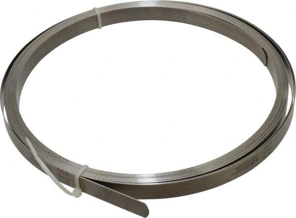 SPI - 0.024 Inch Thick x 25 Ft. Long x 1/2 Inch Wide, Feeler Stock Roll - High Carbon Steel - Apex Tool & Supply
