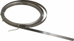 SPI - 0.035 Inch Thick x 25 Ft. Long x 1/2 Inch Wide, Feeler Stock Roll - High Carbon Steel - Apex Tool & Supply