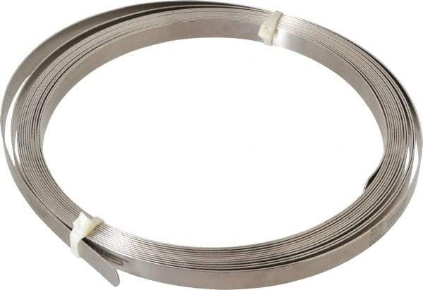 SPI - 0.04 Inch Thick x 25 Ft. Long x 1/2 Inch Wide, Feeler Stock Roll - High Carbon Steel - Apex Tool & Supply