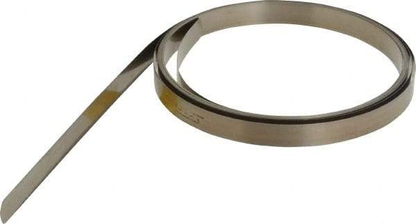 SPI - 0.006 Inch Thick x 25 Ft. Long x 1/2 Inch Wide, Feeler Stock Roll - High Carbon Steel - Apex Tool & Supply