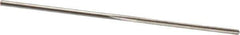 Made in USA - 0.0375" High Speed Steel 3 Flute Chucking Reamer - Straight Flute, 0.037" Straight Shank, 1/2" Flute Length, 1-1/2" OAL - Apex Tool & Supply