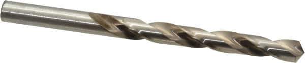 Hertel - 3/8" 118° High Speed Steel Jobber Drill - Bright Finish, Right Hand Cut, Spiral Flute, Straight Shank, 5" OAL, Standard Point - Apex Tool & Supply