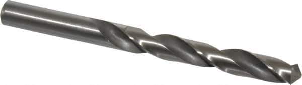 Hertel - 37/64" 118° High Speed Steel Jobber Drill - Bright Finish, Right Hand Cut, Spiral Flute, Straight Shank, 6-5/8" OAL, Standard Point - Apex Tool & Supply