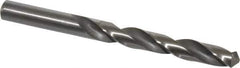 Hertel - 37/64" 118° High Speed Steel Jobber Drill - Bright Finish, Right Hand Cut, Spiral Flute, Straight Shank, 6-5/8" OAL, Standard Point - Apex Tool & Supply