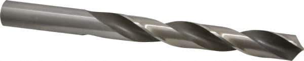 Hertel - 21/32" 118° High Speed Steel Jobber Drill - Bright Finish, Right Hand Cut, Spiral Flute, Straight Shank, 7-1/8" OAL, Standard Point - Apex Tool & Supply