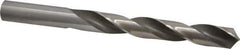 Hertel - 21/32" 118° High Speed Steel Jobber Drill - Bright Finish, Right Hand Cut, Spiral Flute, Straight Shank, 7-1/8" OAL, Standard Point - Apex Tool & Supply