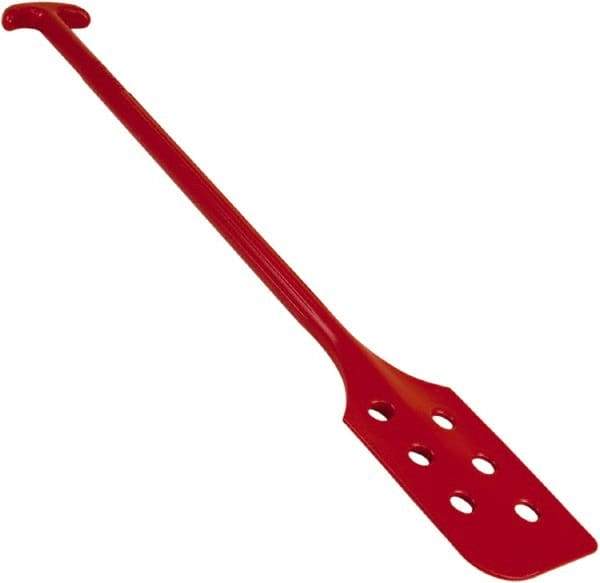Remco - Red Polypropylene Mixing Paddle with Holes - 40" Overall Length - Apex Tool & Supply