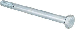 Value Collection - M10x1.50mm Metric Coarse, 120mm Length Under Head Hex Head Cap Screw - Partially Threaded, Grade 8.8 Steel, Zinc-Plated Finish, 17mm Hex - Apex Tool & Supply