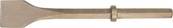 Ampco - 3" Head Width, 18" OAL, 1-1/8" Shank Diam, Chisel - Hex Drive, Hex Shank - Apex Tool & Supply