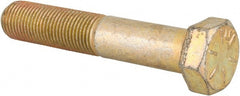 Made in USA - 1/2-20 UNF, 2-3/4" Length Under Head Hex Head Cap Screw - Apex Tool & Supply