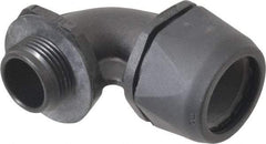 Murrplastik - 3/4" Trade, Nylon Compression Angled Liquidtight Conduit Connector - Noninsulated - Apex Tool & Supply