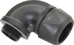 Murrplastik - 1" Trade, Nylon Compression Angled Liquidtight Conduit Connector - Noninsulated - Apex Tool & Supply