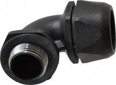 Murrplastik - 1" Trade, Nylon Compression Angled Liquidtight Conduit Connector - Noninsulated - Apex Tool & Supply