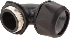 Murrplastik - 2" Trade, Nylon Compression Angled Liquidtight Conduit Connector - Noninsulated - Apex Tool & Supply