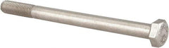 Value Collection - 5/16-24 UNF, 4" Length Under Head Hex Head Cap Screw - Partially Threaded, Grade 18-8 Stainless Steel, Uncoated, 1/2" Hex - Apex Tool & Supply