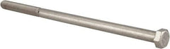 Value Collection - 1/2-13 UNC, 10" Length Under Head Hex Head Cap Screw - Partially Threaded, Grade 18-8 Stainless Steel, Uncoated, 3/4" Hex - Apex Tool & Supply