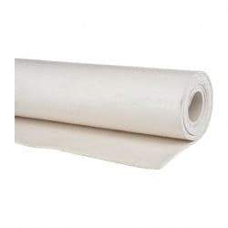 Made in USA - 36" Wide, 1/16" Thick, Buna-N Rubber Foam Sheet - 50 to 60 Durometer, White, -20 to 180°F, 1,000 to 1,200 psi Tensile Strength, Cut-to-Length - Apex Tool & Supply