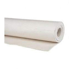 Made in USA - 36" Wide, 1/16" Thick, Buna-N Rubber Foam Sheet - 50 to 60 Durometer, White, -20 to 180°F, 1,000 to 1,200 psi Tensile Strength, Cut-to-Length - Apex Tool & Supply