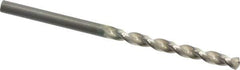Guhring - #23 130° High Speed Steel Jobber Drill - Bright Finish, Right Hand Cut, Parabolic Flute, Straight Shank, 2-15/16" OAL, Standard Point - Apex Tool & Supply