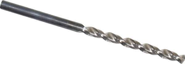 Guhring - #29 130° High Speed Steel Jobber Drill - Bright Finish, Right Hand Cut, Parabolic Flute, Straight Shank, 2-3/4" OAL, Standard Point - Apex Tool & Supply