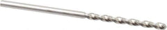Guhring - #46 130° High Speed Steel Jobber Drill - Bright Finish, Right Hand Cut, Parabolic Flute, Straight Shank, 1-15/16" OAL, Standard Point - Apex Tool & Supply