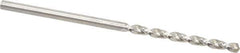 Guhring - #47 130° High Speed Steel Jobber Drill - Bright Finish, Right Hand Cut, Parabolic Flute, Straight Shank, 1-15/16" OAL, Standard Point - Apex Tool & Supply