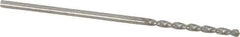 Guhring - #56 130° High Speed Steel Jobber Drill - Bright Finish, Right Hand Cut, Parabolic Flute, Straight Shank, 1-7/16" OAL, Standard Point - Apex Tool & Supply
