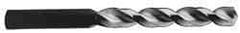 Guhring - 9/16" 130° High Speed Steel Jobber Drill - Bright Finish, Right Hand Cut, Parabolic Flute, Straight Shank, 6-5/8" OAL, Standard Point - Apex Tool & Supply