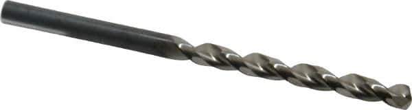 Guhring - 3/16" 130° High Speed Steel Jobber Drill - Bright Finish, Right Hand Cut, Parabolic Flute, Straight Shank, 3-3/8" OAL, Standard Point - Apex Tool & Supply