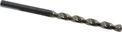 Guhring - 3/16" 130° High Speed Steel Jobber Drill - Bright Finish, Right Hand Cut, Parabolic Flute, Straight Shank, 3-3/8" OAL, Standard Point - Apex Tool & Supply