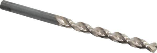 Guhring - 13/64" 130° High Speed Steel Jobber Drill - Bright Finish, Right Hand Cut, Parabolic Flute, Straight Shank, 3-3/8" OAL, Standard Point - Apex Tool & Supply
