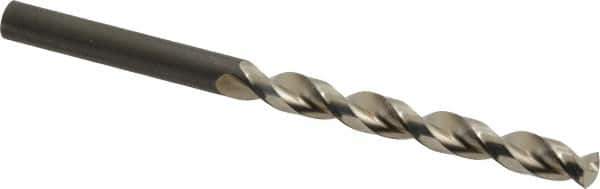 Guhring - Letter K 130° High Speed Steel Jobber Drill - Bright Finish, Right Hand Cut, Parabolic Flute, Straight Shank, 4-9/32" OAL, Standard Point - Apex Tool & Supply