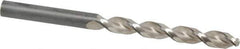 Guhring - 21/64" 130° High Speed Steel Jobber Drill - Bright Finish, Right Hand Cut, Parabolic Flute, Straight Shank, 4-19/32" OAL, Standard Point - Apex Tool & Supply