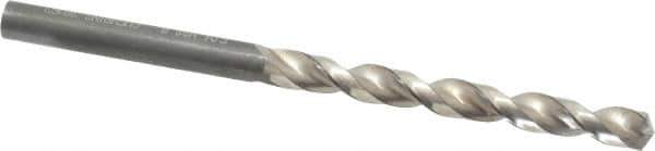 Guhring - Letter B 130° High Speed Steel Jobber Drill - Bright Finish, Right Hand Cut, Parabolic Flute, Straight Shank, 3-31/32" OAL, Standard Point - Apex Tool & Supply