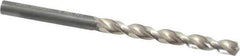 Guhring - Letter B 130° High Speed Steel Jobber Drill - Bright Finish, Right Hand Cut, Parabolic Flute, Straight Shank, 3-31/32" OAL, Standard Point - Apex Tool & Supply