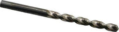 Guhring - Letter G 130° High Speed Steel Jobber Drill - Bright Finish, Right Hand Cut, Parabolic Flute, Straight Shank, 3-31/32" OAL, Standard Point - Apex Tool & Supply