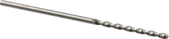 Guhring - 1.25mm 130° High Speed Steel Jobber Drill - Bright Finish, Right Hand Cut, Parabolic Flute, Straight Shank, 1-1/2" OAL, Standard Point - Apex Tool & Supply