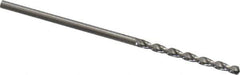 Guhring - 1.3mm 130° High Speed Steel Jobber Drill - Bright Finish, Right Hand Cut, Parabolic Flute, Straight Shank, 1-1/2" OAL, Standard Point - Apex Tool & Supply