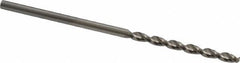 Guhring - 1.67mm 130° High Speed Steel Jobber Drill - Bright Finish, Right Hand Cut, Parabolic Flute, Straight Shank, 1-11/16" OAL, Standard Point - Apex Tool & Supply