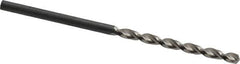 Guhring - 2.4mm 130° High Speed Steel Jobber Drill - Bright Finish, Right Hand Cut, Parabolic Flute, Straight Shank, 2-1/4" OAL, Standard Point - Apex Tool & Supply
