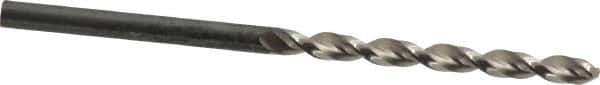 Guhring - 3.1mm 130° High Speed Steel Jobber Drill - Bright Finish, Right Hand Cut, Parabolic Flute, Straight Shank, 2-9/16" OAL, Standard Point - Apex Tool & Supply