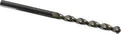 Guhring - 3.6mm 130° High Speed Steel Jobber Drill - Bright Finish, Right Hand Cut, Parabolic Flute, Straight Shank, 2-3/4" OAL, Standard Point - Apex Tool & Supply