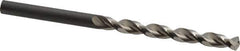 Guhring - 5mm 130° High Speed Steel Jobber Drill - Bright Finish, Right Hand Cut, Parabolic Flute, Straight Shank, 3-25/64" OAL, Standard Point - Apex Tool & Supply
