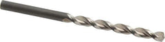 Guhring - 5.5mm 130° High Speed Steel Jobber Drill - Bright Finish, Right Hand Cut, Parabolic Flute, Straight Shank, 93mm OAL, Standard Point - Apex Tool & Supply