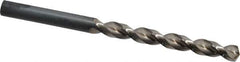 Guhring - 6.7mm 130° High Speed Steel Jobber Drill - Bright Finish, Right Hand Cut, Parabolic Flute, Straight Shank, 3-31/32" OAL, Standard Point - Apex Tool & Supply
