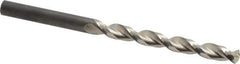 Guhring - 7mm 130° High Speed Steel Jobber Drill - Bright Finish, Right Hand Cut, Parabolic Flute, Straight Shank, 4-19/64" OAL, Standard Point - Apex Tool & Supply
