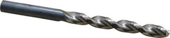 Guhring - 9.6mm 130° High Speed Steel Jobber Drill - Bright Finish, Right Hand Cut, Parabolic Flute, Straight Shank, 5-15/64" OAL, Standard Point - Apex Tool & Supply