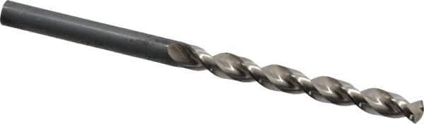 Guhring - #5 130° Cobalt Jobber Drill - Bright Finish, Right Hand Cut, Parabolic Flute, Straight Shank, 3-3/8" OAL, Standard Point - Apex Tool & Supply