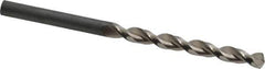 Guhring - #9 130° Cobalt Jobber Drill - Bright Finish, Right Hand Cut, Parabolic Flute, Straight Shank, 3-3/8" OAL, Standard Point - Apex Tool & Supply